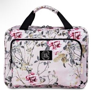Bang Carsen Floral Organizer Case in Black and Floral perfect travel gift 🎁 NWT
